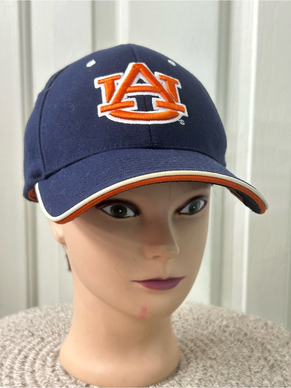 VTG Zephyr Z Auburn Tigers Navy Fitted Size M/L Hat Cap War Eagle NCAA